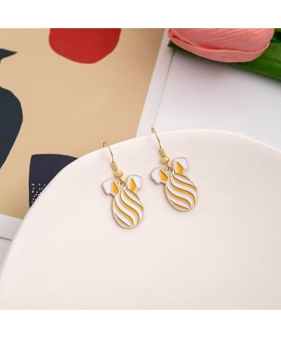 2 Pairs Easter Dangle Earrings Cute Funny Colorful Rabbit Egg Bunny Earrings For Women Girls Fashion Holiday Happy Easter Jew...