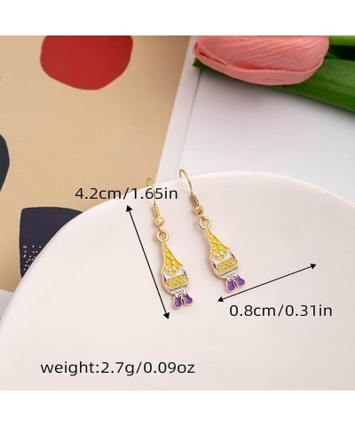 2 Pairs Easter Dangle Earrings Cute Funny Colorful Rabbit Egg Bunny Earrings For Women Girls Fashion Holiday Happy Easter Jew...